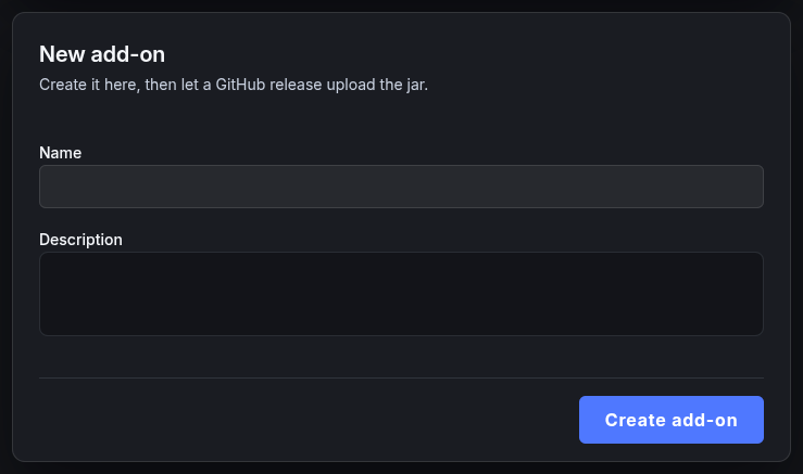 New Add-on