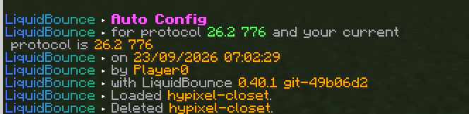 Deleting a config