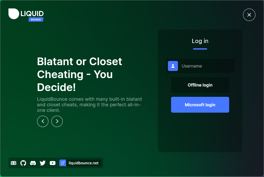 LiquidLauncher First Launch