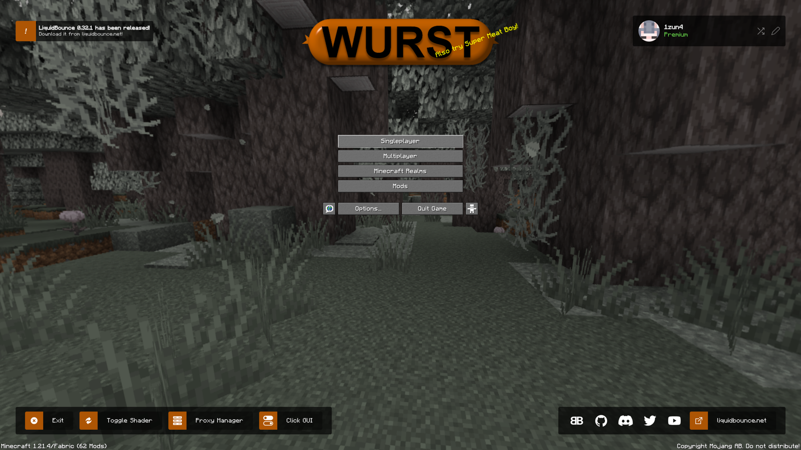 Wurst Main Menu